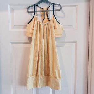 Lululemon Athletica Yellow Tank Top